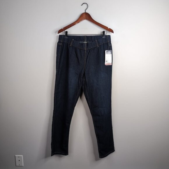 NWT Ulla Popken Sienna Stretch Relaxed Tummy Control Slim & Tight Jeans 14 - Picture 2 of 9